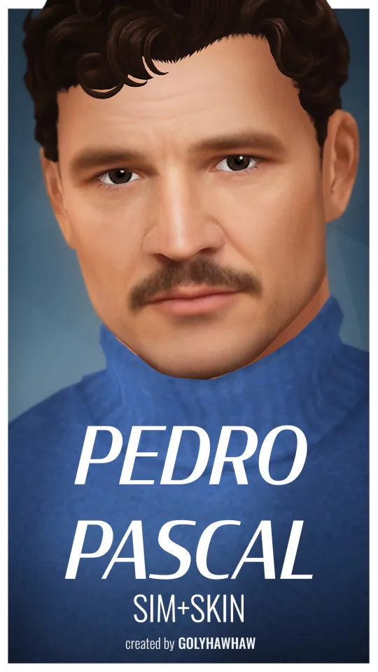 Pascal Skinning Pedro Pascal Sim + Skin by golyhawhaw - Sims 4 Finds