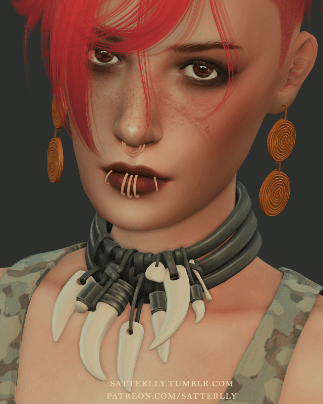 cyberpunk-2077-&mdash;-maman-brigitte-necklace-&-earrings-(fem)-by-satterly
