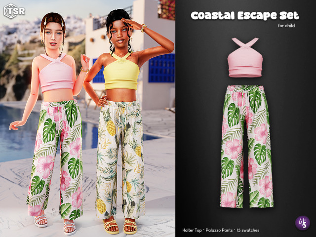 &nbsp;coastal-escape-girls-collection&nbsp;-by-wisteriasims